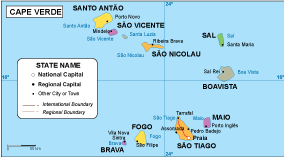 Cape Verde EPS map