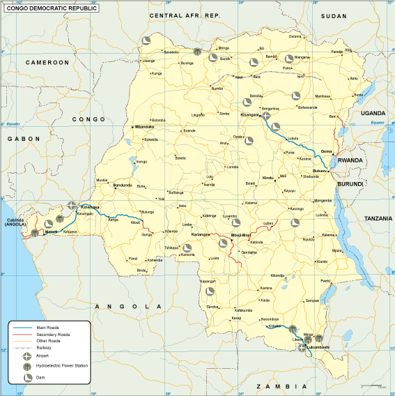 Conco Dem Rep transportation map
