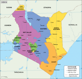 Kenya EPS map