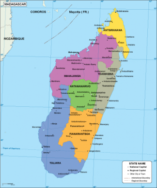 Madagascar EPS map