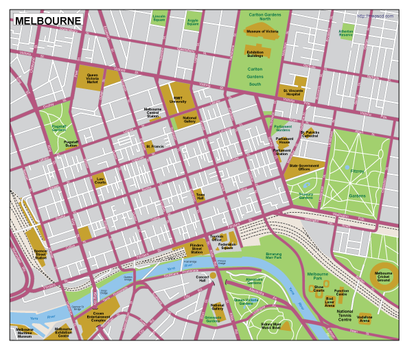 Melbourne EPS map
