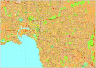 Melbourne Vector Maps
