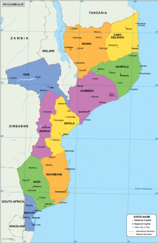 Mozambique EPS map