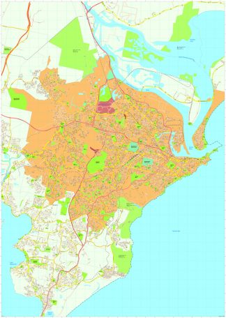 Newcastle Vector Maps