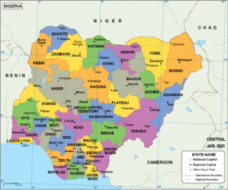 Nigeria EPS map