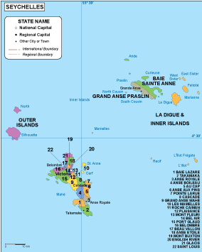 Seychelles EPS map