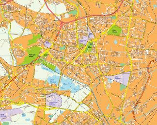 Sosnowiec EPS map