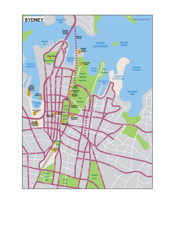 Sydney EPS map