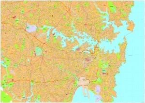 Sydney Vector Maps