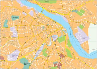 Waterford vector map
