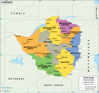 Zimbabwe EPS map