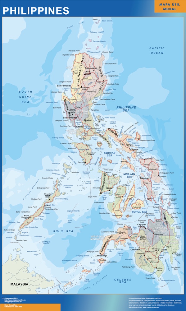 wall map philippines | Vector World Maps