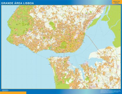 Grande Area Lisboa mapa