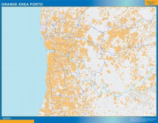 Grande Area Porto mapa