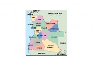 angola presentation map