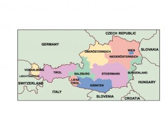 austria presentation map