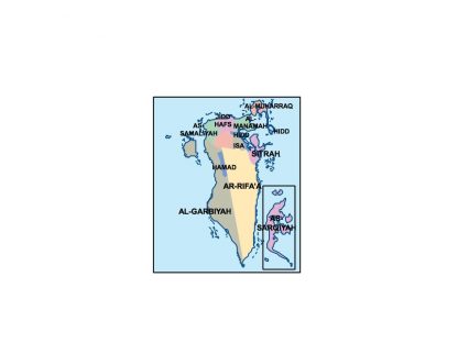 bahrain presentation map