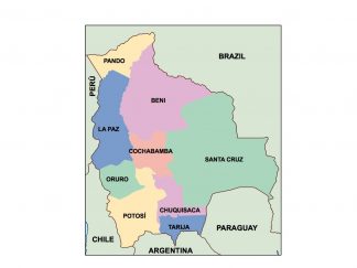 bolivia presentation map