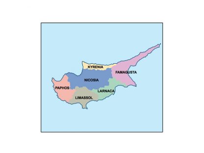 cyprus presentation map