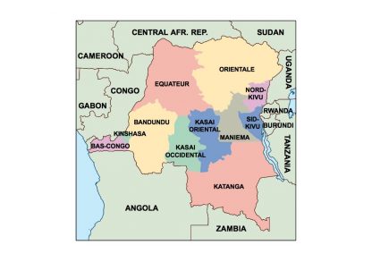 democratic republic of congo presentation map