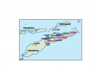 east timor presentation map