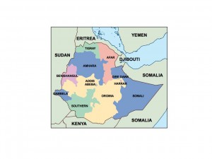 ethiopia presentation map