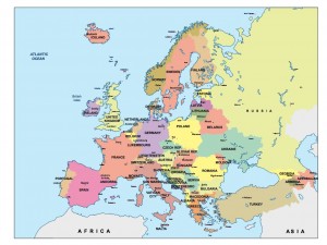 europe presentation map