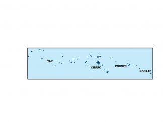 federated states of micronesia presentation map