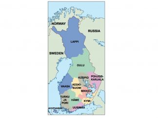 finland presentation map