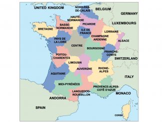 france presentation map