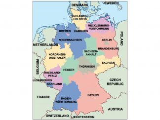 germany presentation map