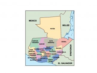 guatemala presentation map