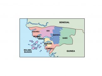 guinea bissau presentation map