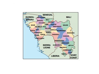 guinea presentation map