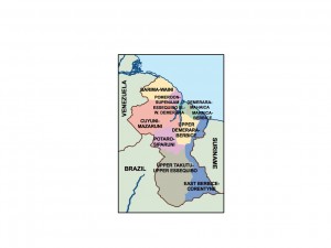 guyana presentation map