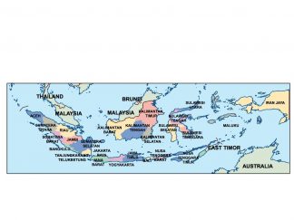 indonesia presentation map