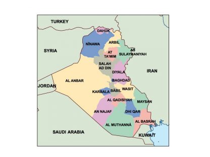 iraq presentation map