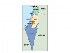 israel presentation map