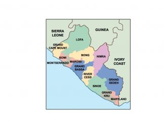 liberia presentation map