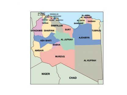 libya presentation map