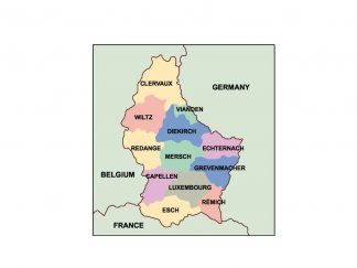 luxembourg presentation map
