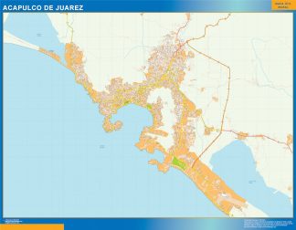 mapa Acapulco de Juarez