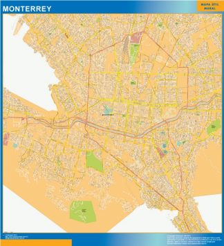 mapa Monterrey centro
