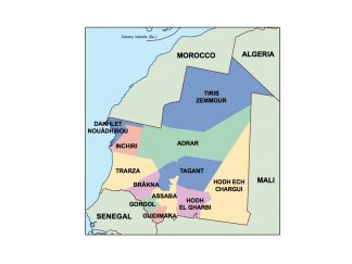 mauritania presentation map