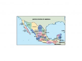 mexico presentation map