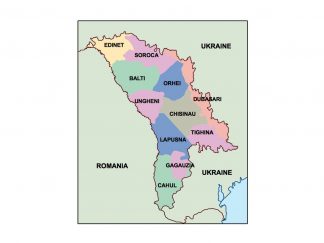 moldova presentation map