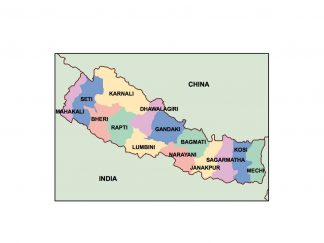 nepal presentation map