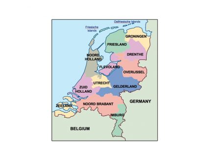 netherlands presentation map