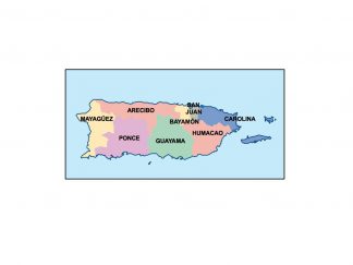 puerto rico presentation map
