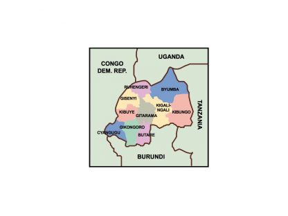 rwanda presentation map